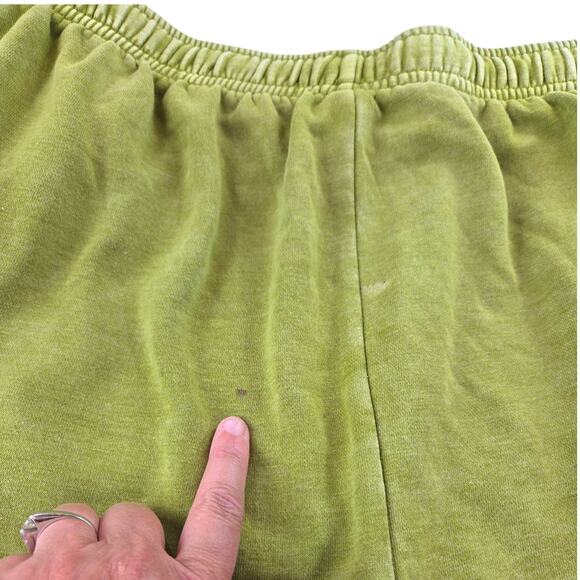 Wild Fable | Green Sweat Shorts w/ Bleach Detailing | Size XL - Picture 5 of 5